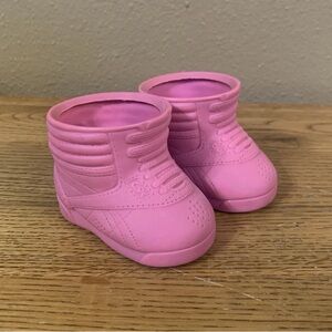 Vintage Cabbage Patch Kids Shoes Pink Sneakers Boots High Tops Transitional